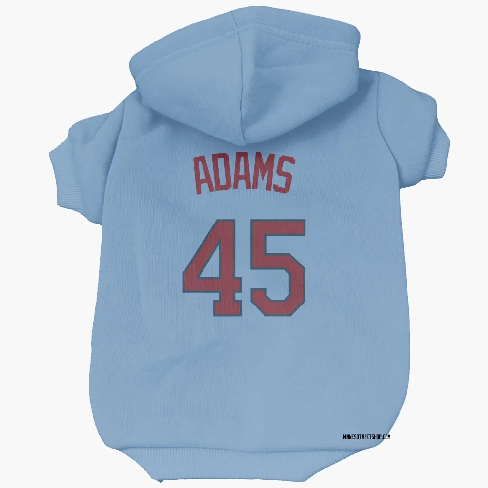 Minnesota Twins Travis Adams Light Blue Pet Hoodie for Dog & Cat