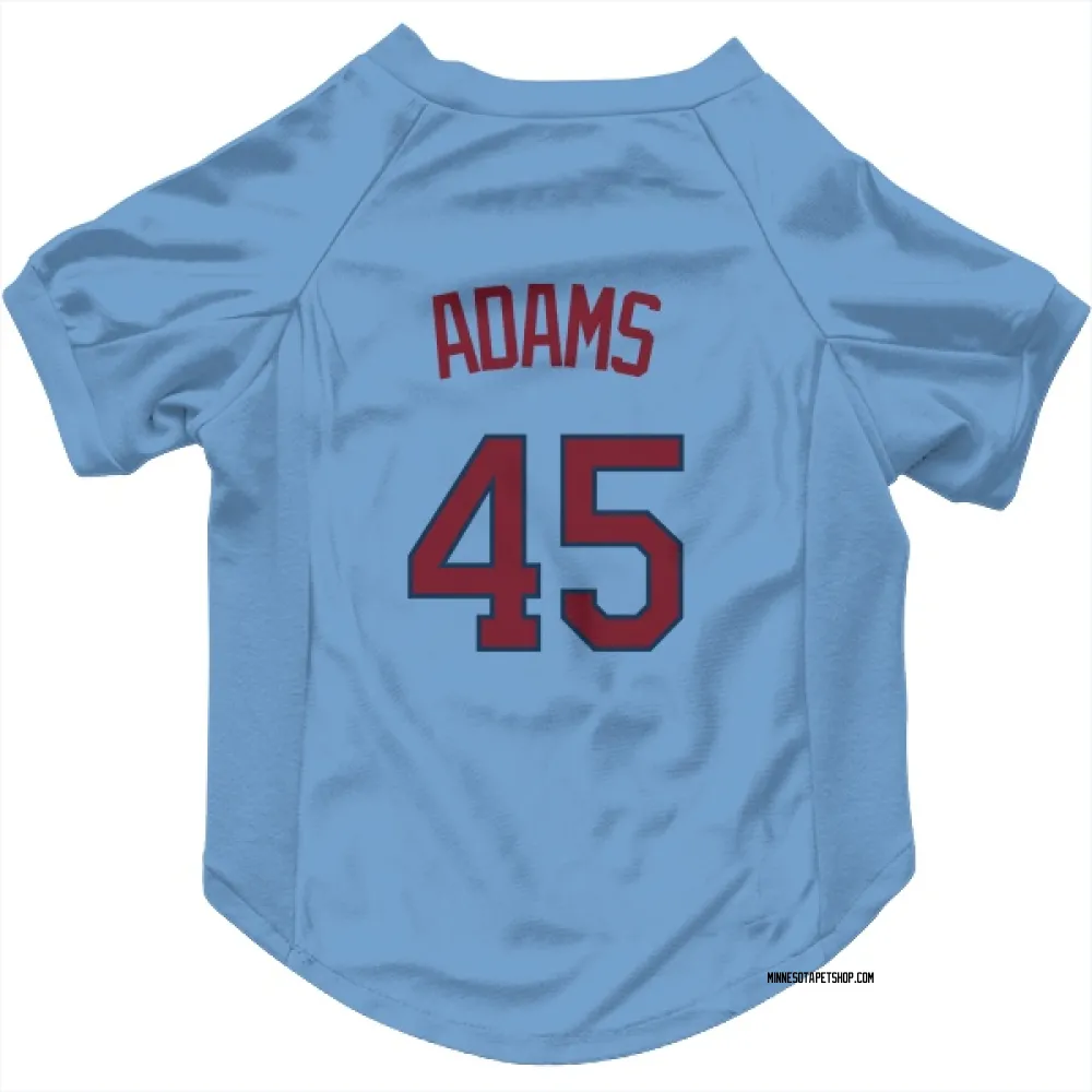 Minnesota Twins Travis Adams Light Blue Pet Jersey for Dog & Cat