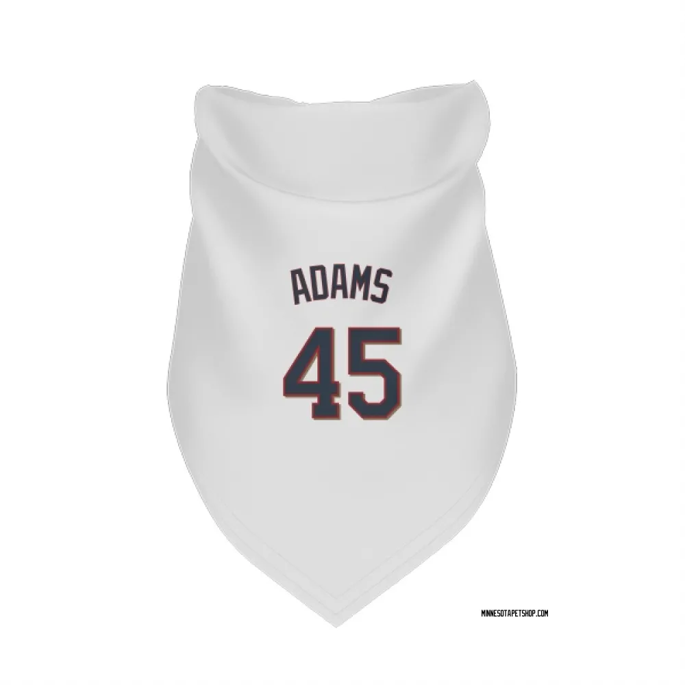 Minnesota Twins Travis Adams White Pet Bandana for Dog & Cat