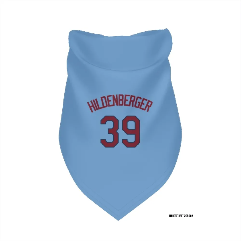 Minnesota Twins Trevor Hildenberger Light Blue Pet Bandana for Dog & Cat