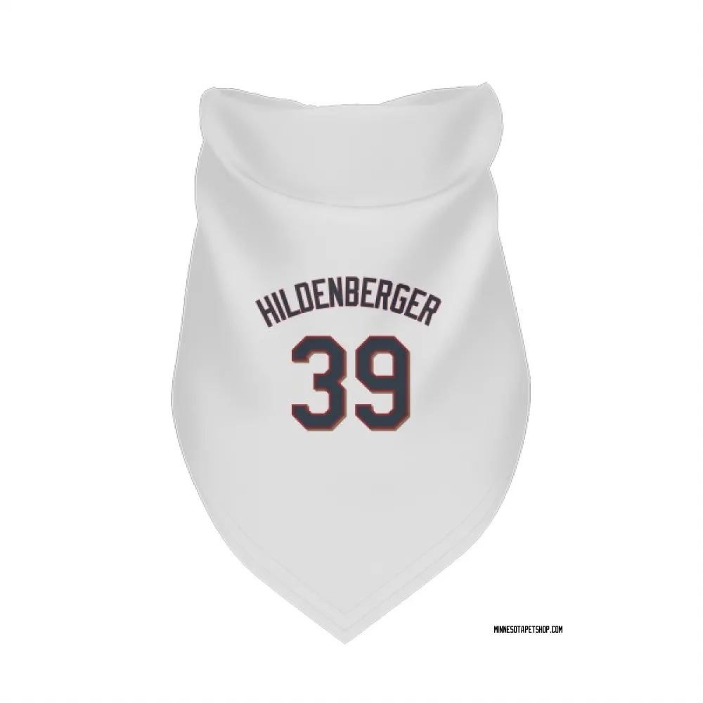 Minnesota Twins Trevor Hildenberger White Pet Bandana for Dog & Cat
