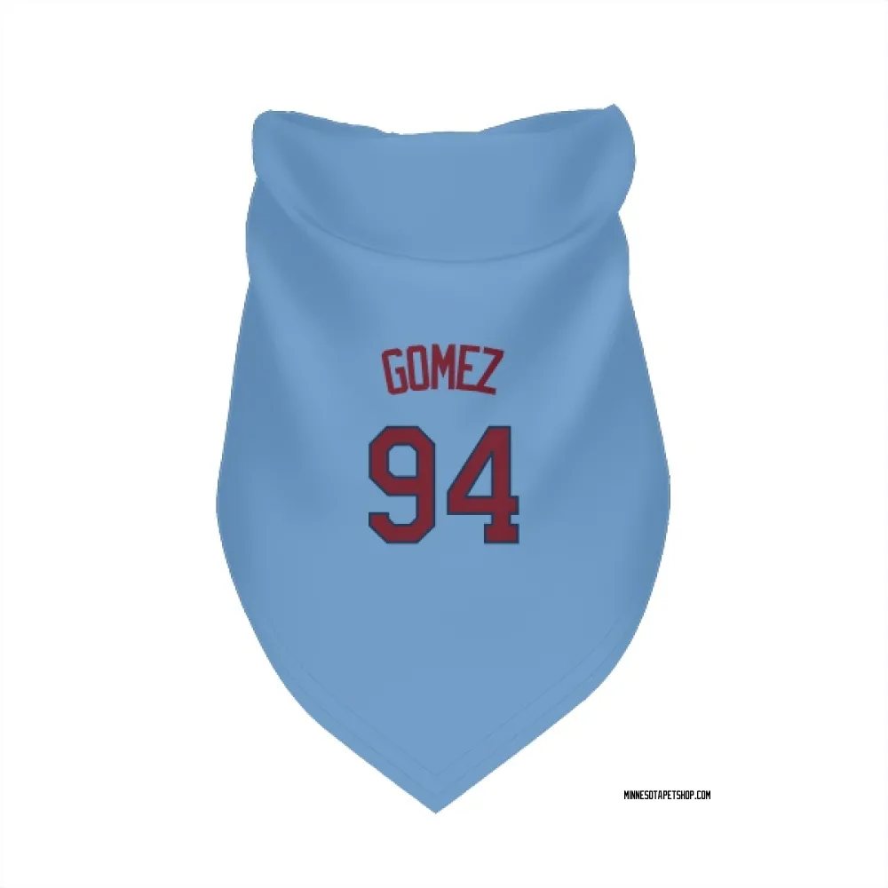 Minnesota Twins Yoendrys Gomez Light Blue Pet Bandana for Dog & Cat