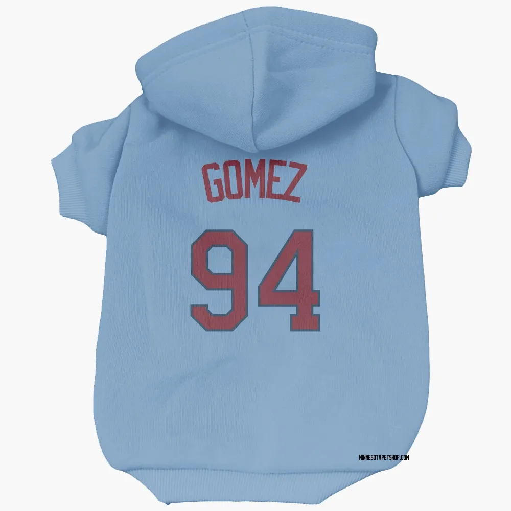 Minnesota Twins Yoendrys Gomez Light Blue Pet Hoodie for Dog & Cat