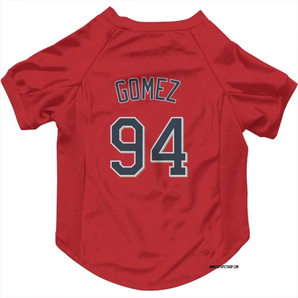 Minnesota Twins Yoendrys Gomez Red Pet Jersey for Dog & Cat